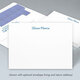 Monroe Flat Correspondence Cards - Raised Ink Image 2 of 2